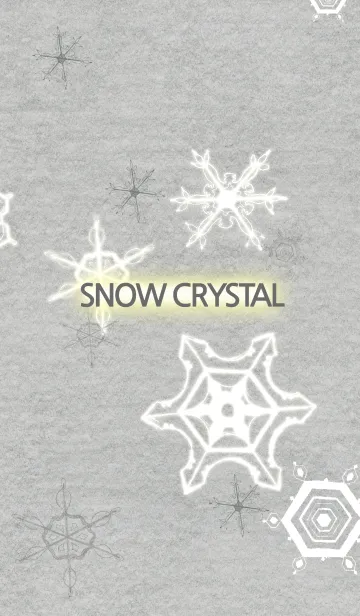 [LINE着せ替え] snow crystal_01の画像1