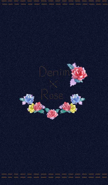 [LINE着せ替え] Denim × Roseの画像1