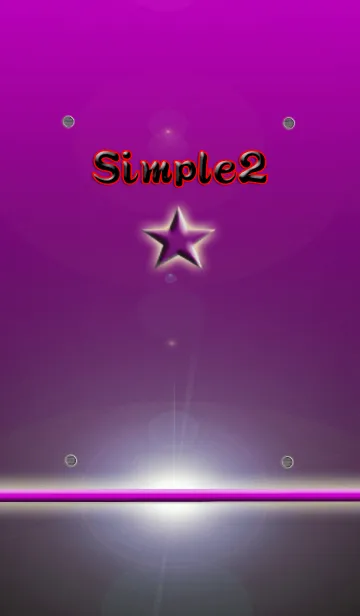 [LINE着せ替え] しんぷるデザイン2の画像1