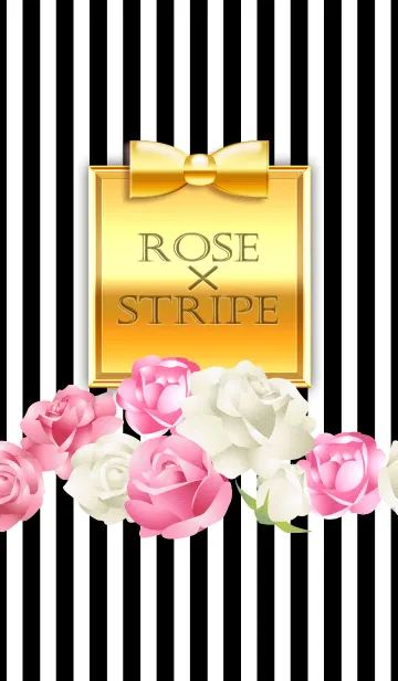[LINE着せ替え] Rose×Stripeの画像1