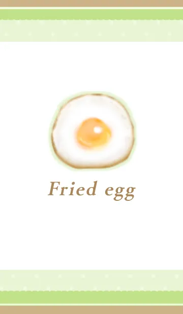 [LINE着せ替え] Fried egg.の画像1
