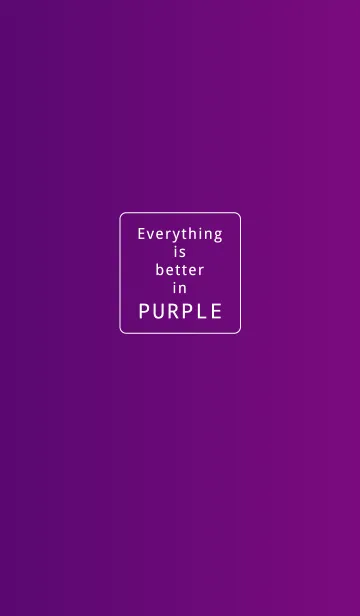[LINE着せ替え] Everything is better in PURPLEの画像1
