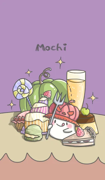 [LINE着せ替え] mochi ghost 2の画像1