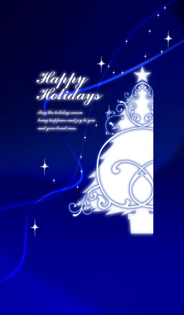 Happy Holidays -blue-の着せ替えメイン画像