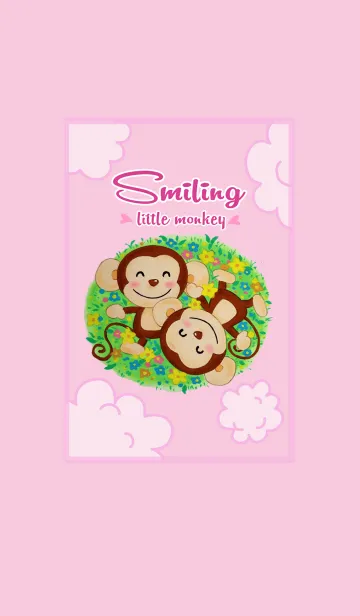[LINE着せ替え] 小さな猿の笑顔-2の画像1