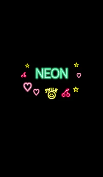 [LINE着せ替え] cute pop neon 3の画像1