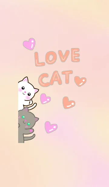 [LINE着せ替え] ♡Love cats♡の画像1