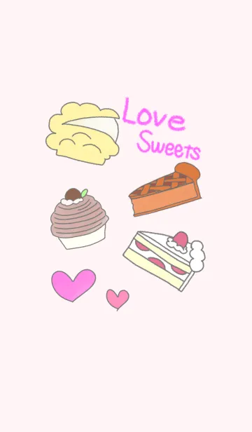 [LINE着せ替え] LOVE SWEETS (DESSERT)の画像1