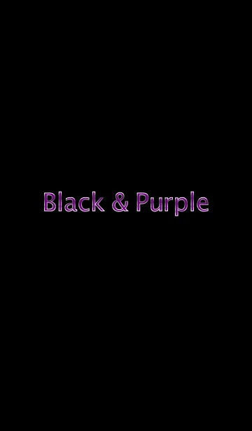 [LINE着せ替え] Black ＆ Purpleの画像1