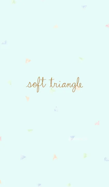 [LINE着せ替え] ソフト トライアングルの画像1