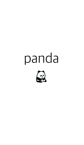 [LINE着せ替え] cute panda themeの画像1