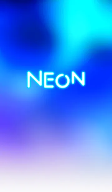 [LINE着せ替え] NEON*BLUEの画像1