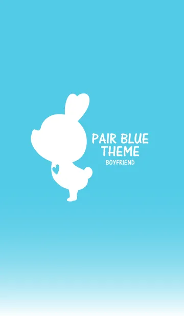 [LINE着せ替え] ペア着せかえブルー♡男の子♡の画像1