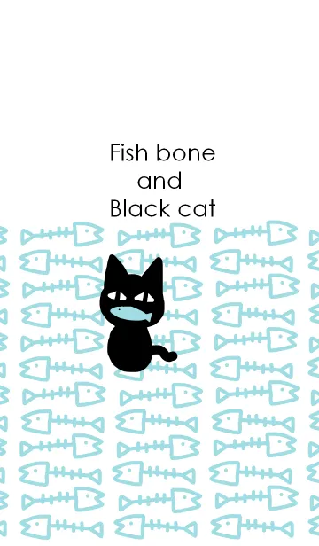Fish bone and Black catの着せ替えメイン画像