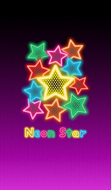 [LINE着せ替え] Neon Starの画像1