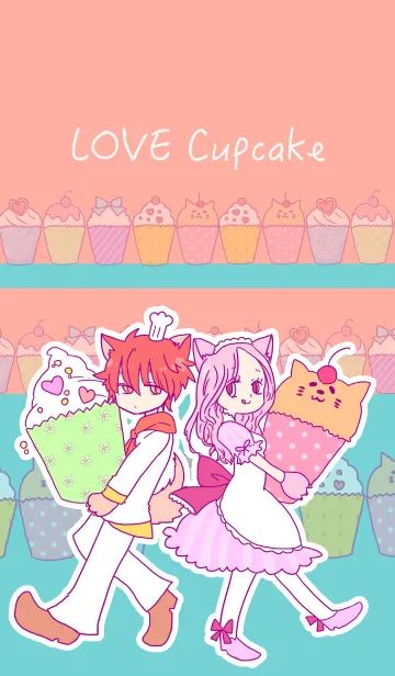 [LINE着せ替え] 恋するカップケーキランドの画像1