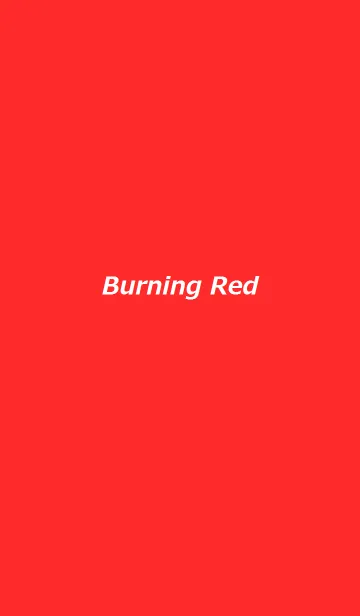 [LINE着せ替え] Burning Redの画像1