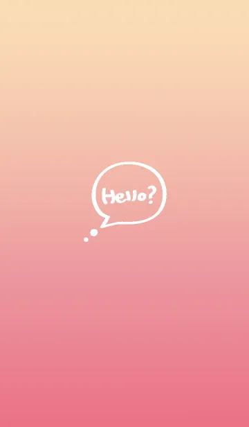 [LINE着せ替え] 'こんにちは？'の画像1