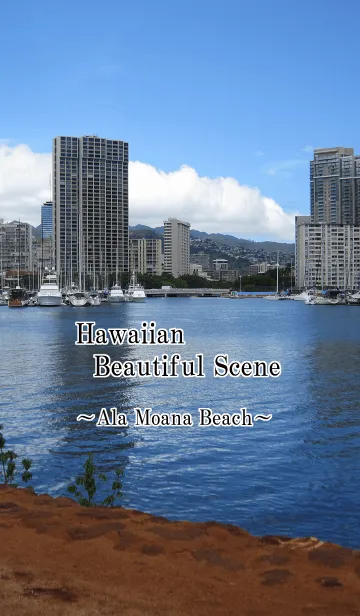 [LINE着せ替え] ハワイの美しい風景～アラモアナビーチ～の画像1