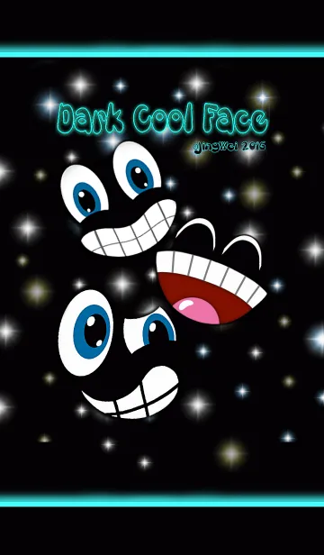 [LINE着せ替え] Dark Cool Faceの画像1