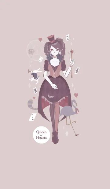 [LINE着せ替え] 着せかえの国のアリス 〜ハートの女王〜の画像1