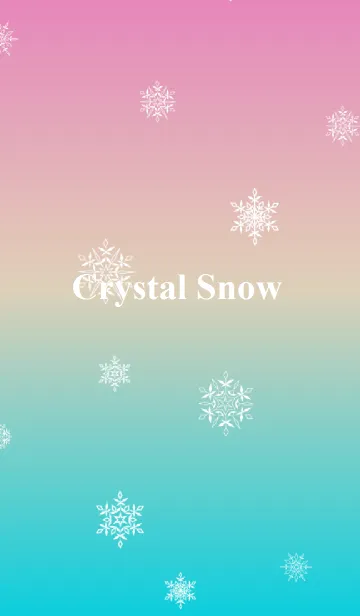 [LINE着せ替え] Beautiful Crystal Snowの画像1