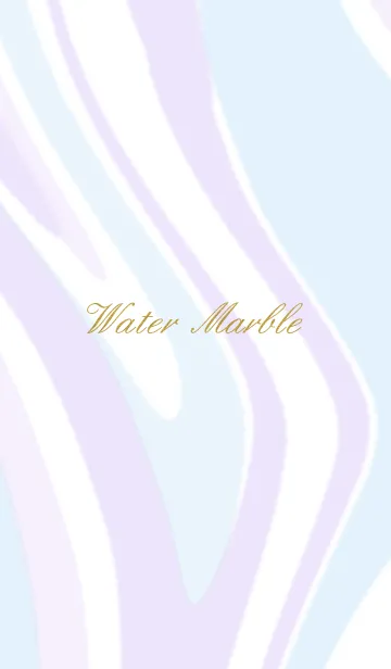 [LINE着せ替え] water marble (blue)の画像1