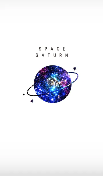 [LINE着せ替え] SPACE SATURN 宇宙土星の画像1