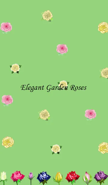 [LINE着せ替え] Elegant Rosesの画像1