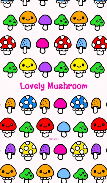 [LINE着せ替え] Lovely Mushroomの画像1