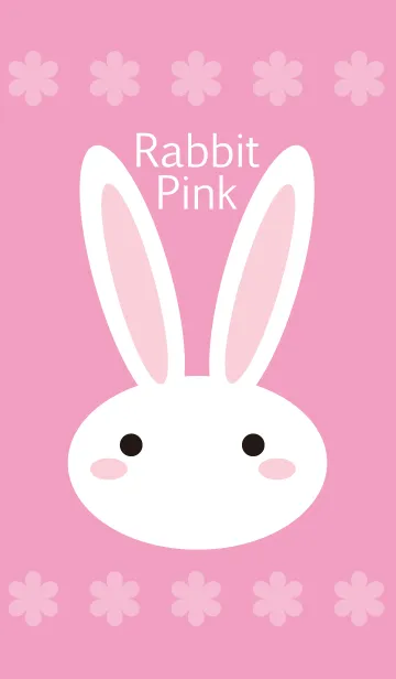[LINE着せ替え] Rabbit Pinkの画像1