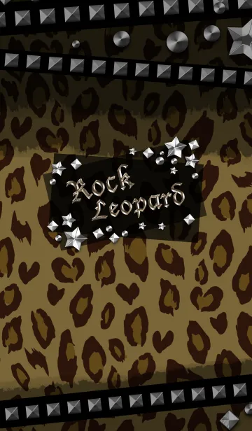 [LINE着せ替え] ヒョウ柄ロックの画像1