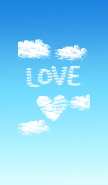 [LINE着せ替え] 雲LOVEの画像1