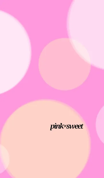 [LINE着せ替え] pink×sweetの画像1