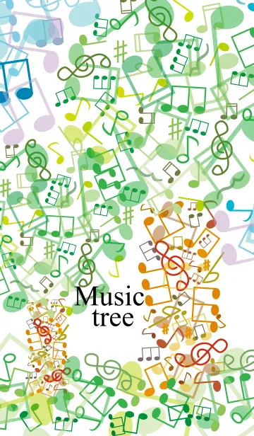 [LINE着せ替え] Music treeの画像1