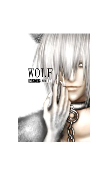 [LINE着せ替え] WOLF ver.BlackAndWhiteの画像1