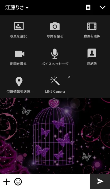 [LINE着せ替え] butterfly＆birdcageの画像4