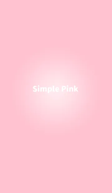 [LINE着せ替え] シンプルなピンクの着せ替えの画像1