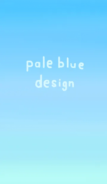 [LINE着せ替え] pale blue designの画像1