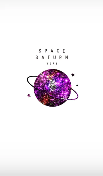 [LINE着せ替え] SPACE SATURN VER2 宇宙土星2の画像1