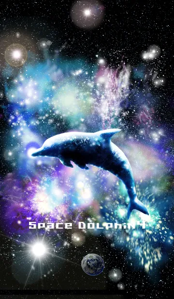 [LINE着せ替え] Space Dolphin 4の画像1