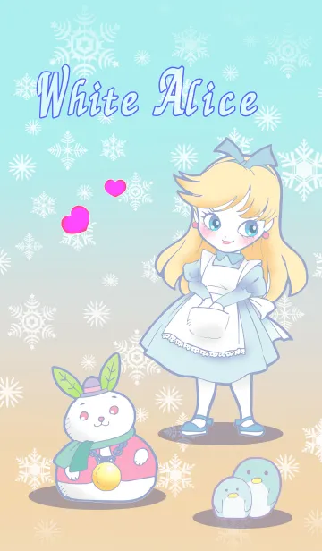 [LINE着せ替え] ホワイトアリスの画像1
