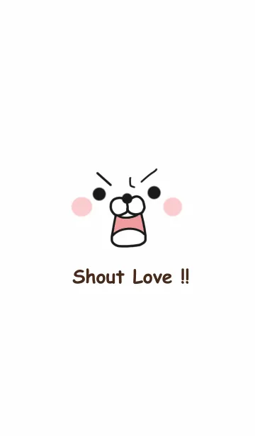 [LINE着せ替え] Shout Love ！！の画像1