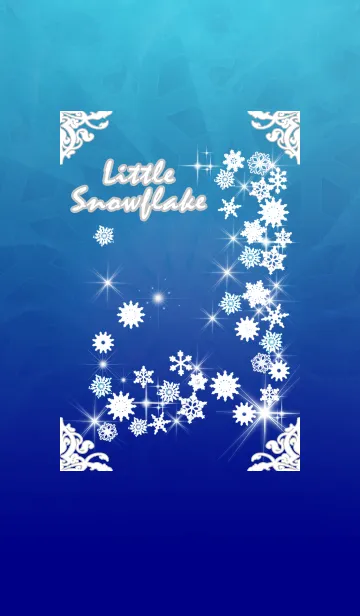 [LINE着せ替え] Little snowflakeの画像1