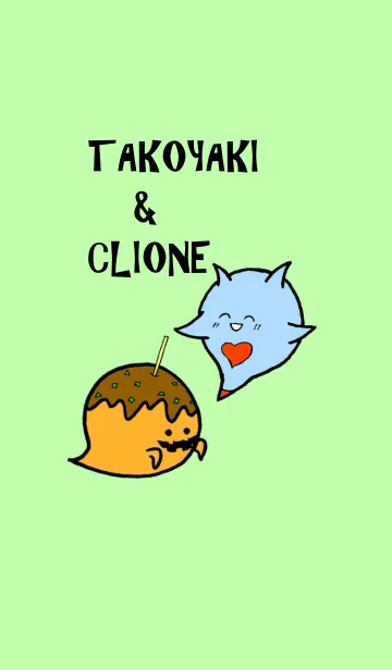 [LINE着せ替え] TAKOYAKI＆CLIONEの画像1