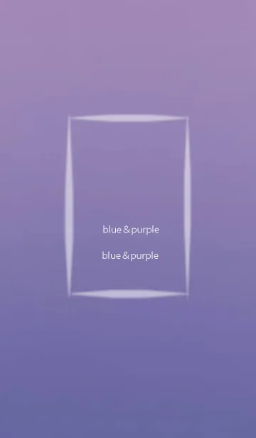 [LINE着せ替え] 単純な僕ら シンプル 青と紫の画像1