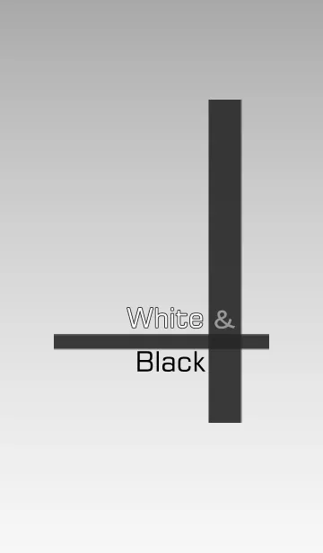 [LINE着せ替え] 白と黒の世界の画像1
