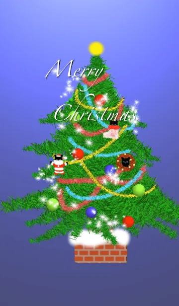 [LINE着せ替え] クリスマスの木の画像1