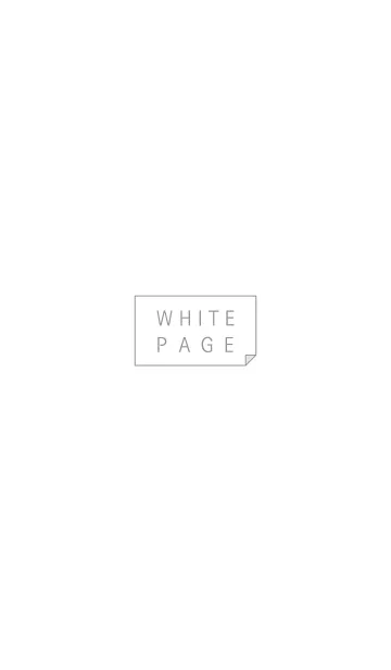 [LINE着せ替え] 'White page' simple themeの画像1