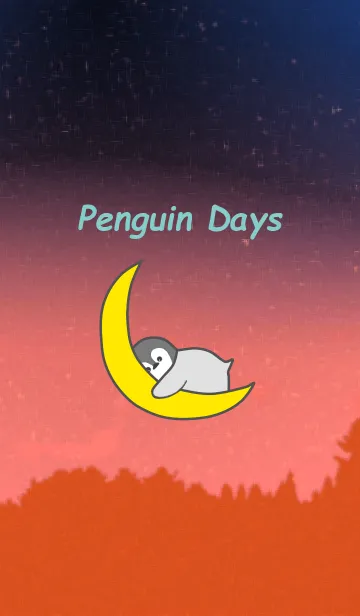 [LINE着せ替え] ぺんぎんびよりの画像1